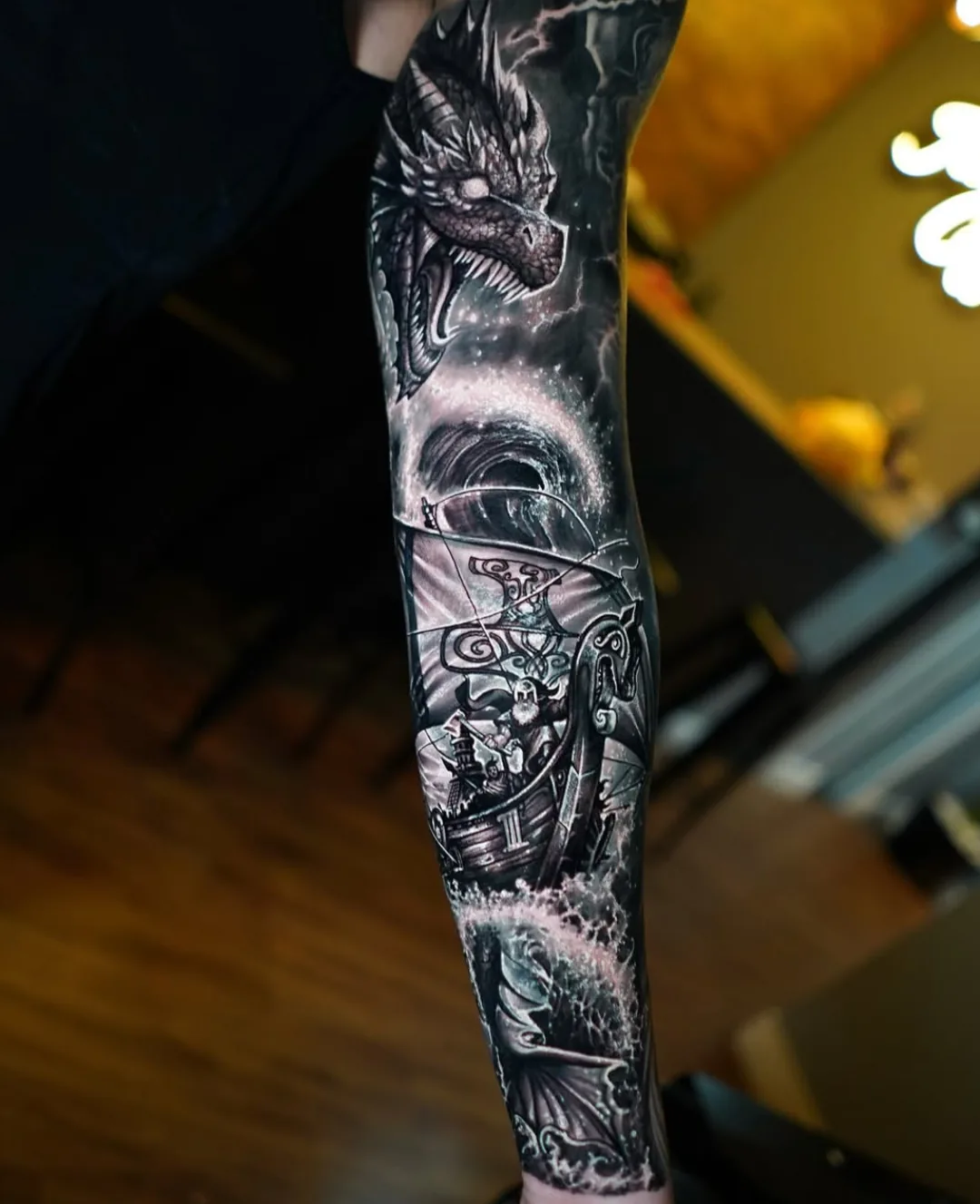 Tattoo artwork from Eduardo Machado portfolio