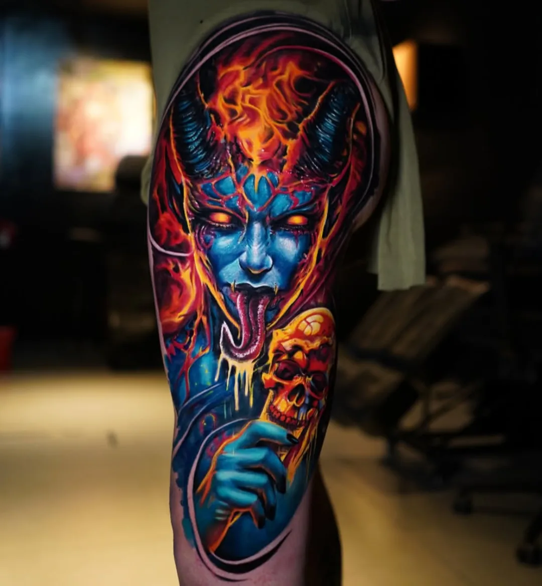 Tattoo artwork from Eduardo Machado portfolio